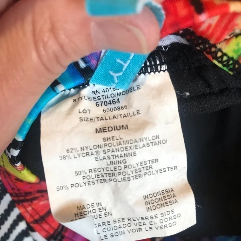 Beach Betty by Miracle Brands one piece swimsuit
